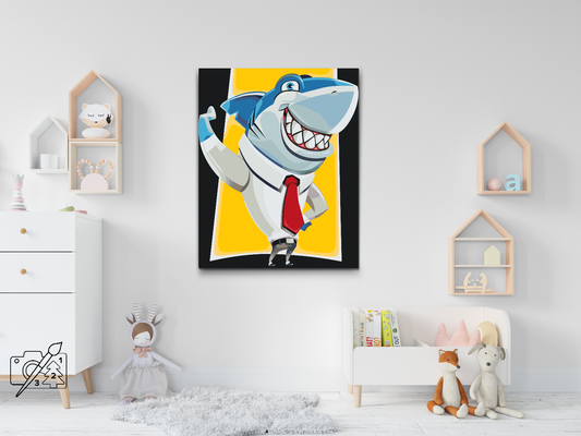 Paint by number - Arbejdshaj
