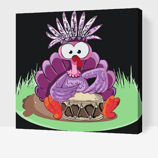 Paint by number - Lilla Kalkun