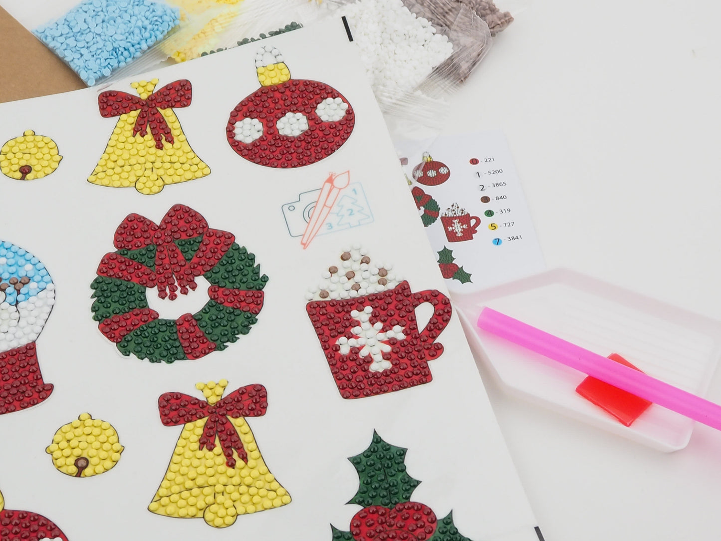 Diamond Painting Sticker - Juletid