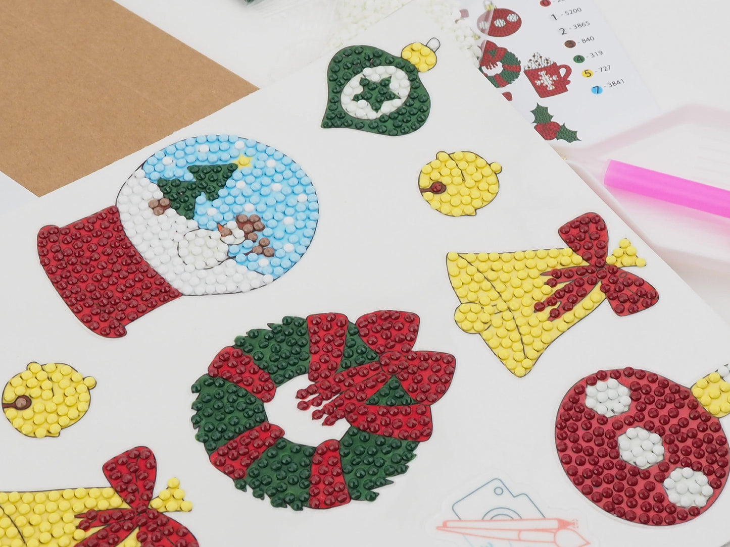 Diamond Painting Sticker - Juletid