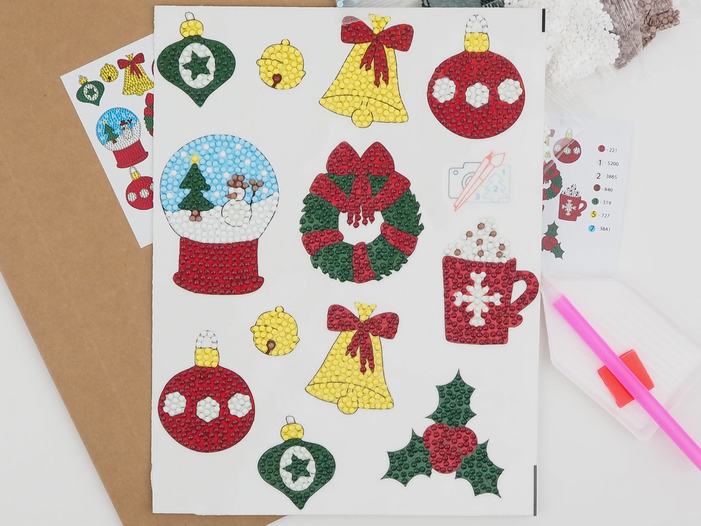 Diamond Painting Sticker - Diamond painting sticker - Juletid