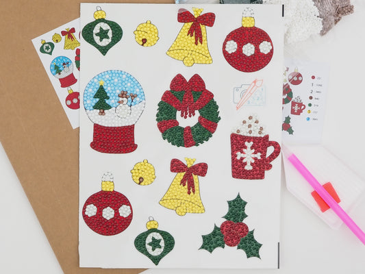 Diamond Painting Sticker - Diamond painting sticker - Juletid