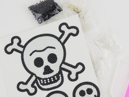 Diamond Painting Sticker -Kranier, der skinner i mørket