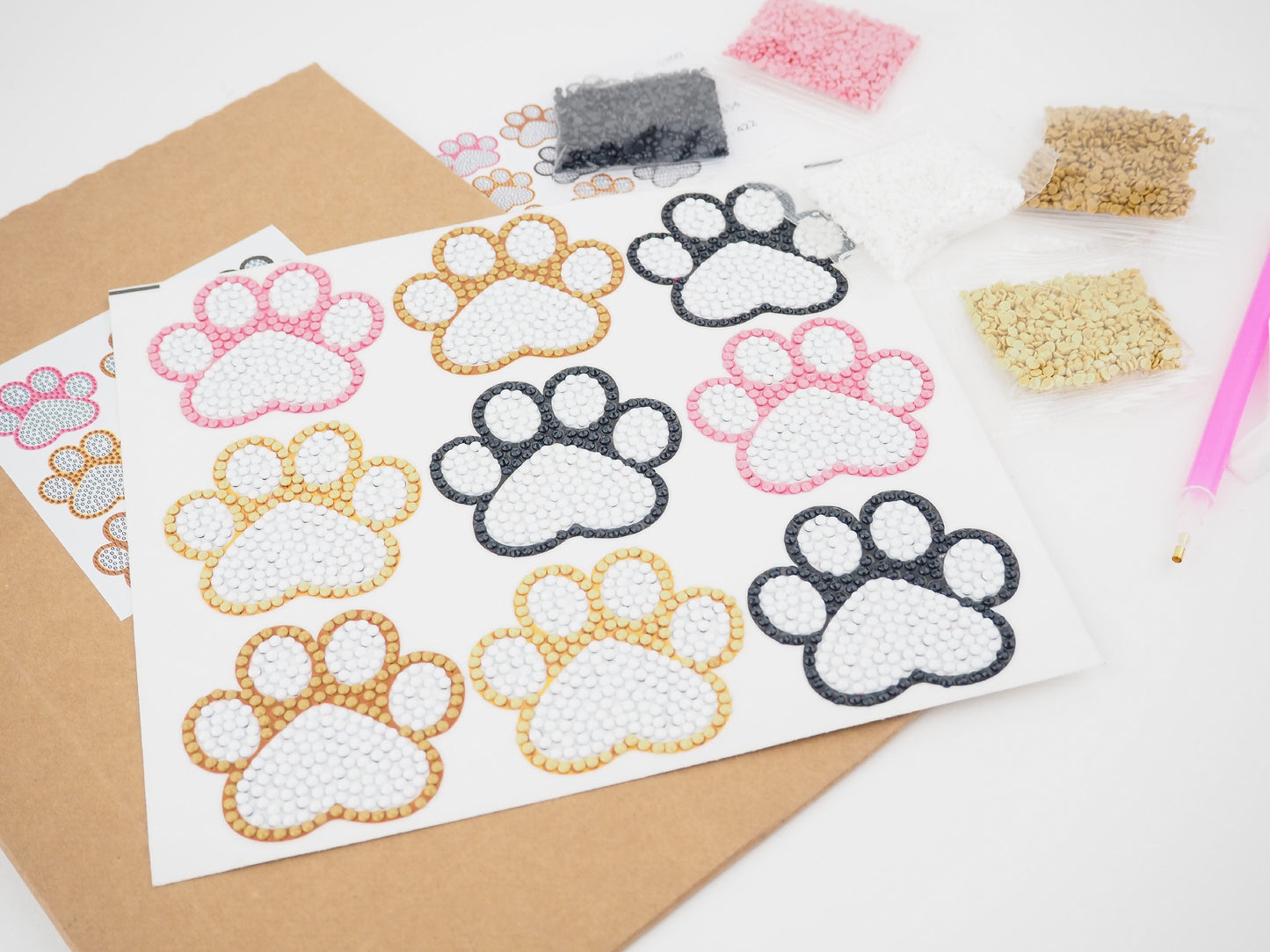 Diamond Painting Sticker - Paws