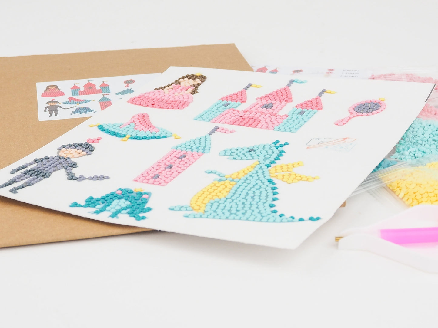 Diamond Painting Sticker - Prinsesse