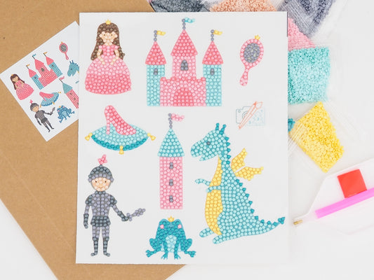 Diamond Painting Sticker - Diamond painting sticker - Prinsesse