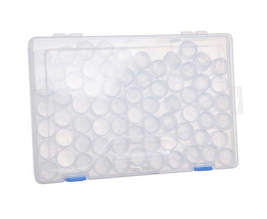 Hobby Tilbehør - Organisator til diamanter - 80 flasker