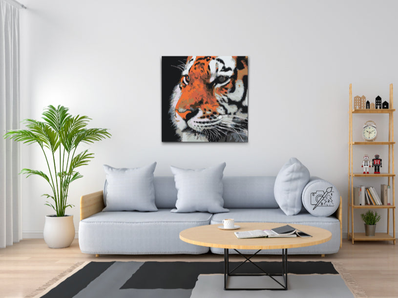 Paint by number - Tiger
