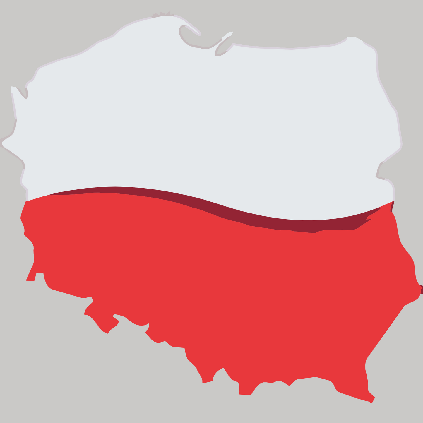 Paint by number - Kort over Polen