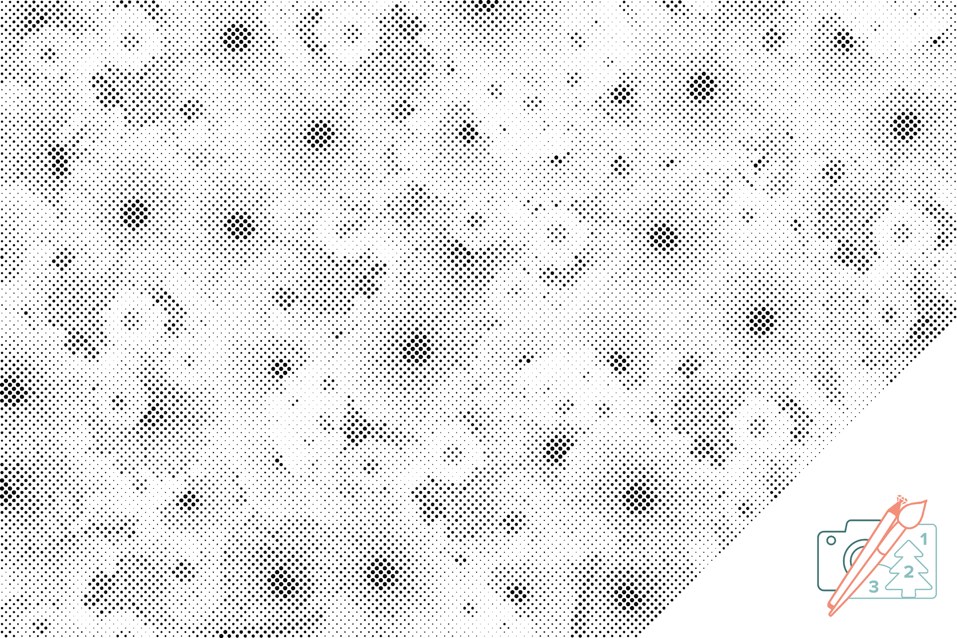 Dotting - Blomsterbaggrund 2