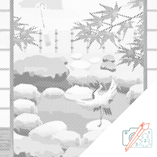 Dotting - Japansk baggrund