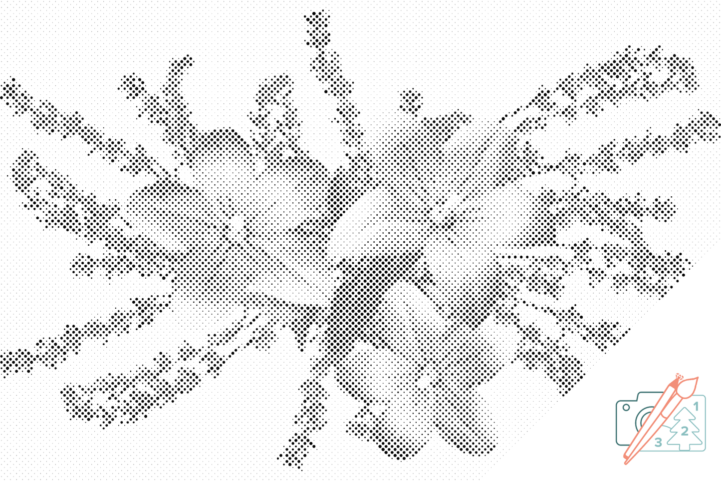 Dotting - Dekorative blomster