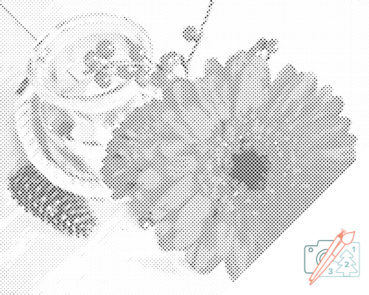 Dotting - Gerbera og Stearinlys