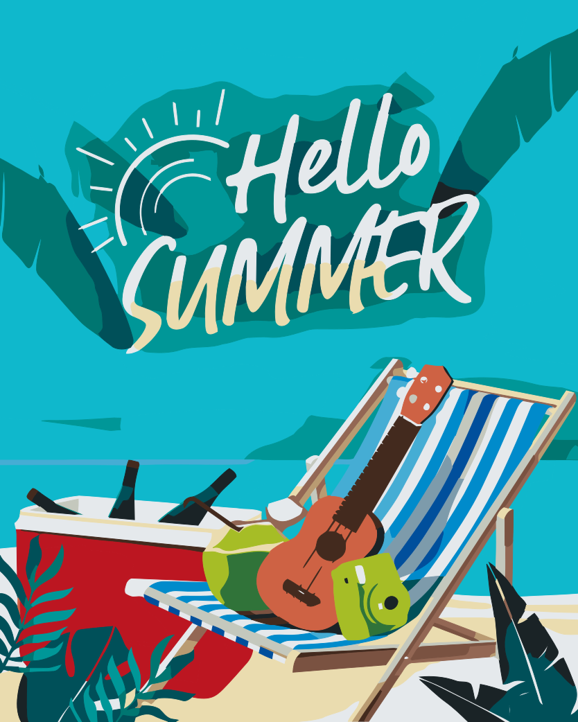 Paint by number - Hej Summer