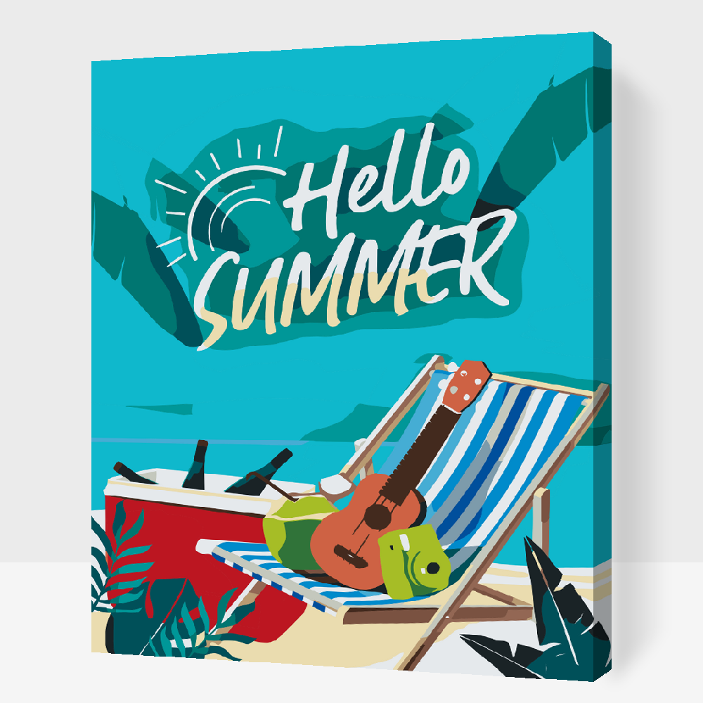 Paint by number - Hej Summer