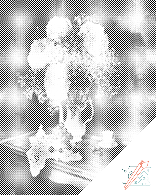 Dotting - Buket hortensiaer