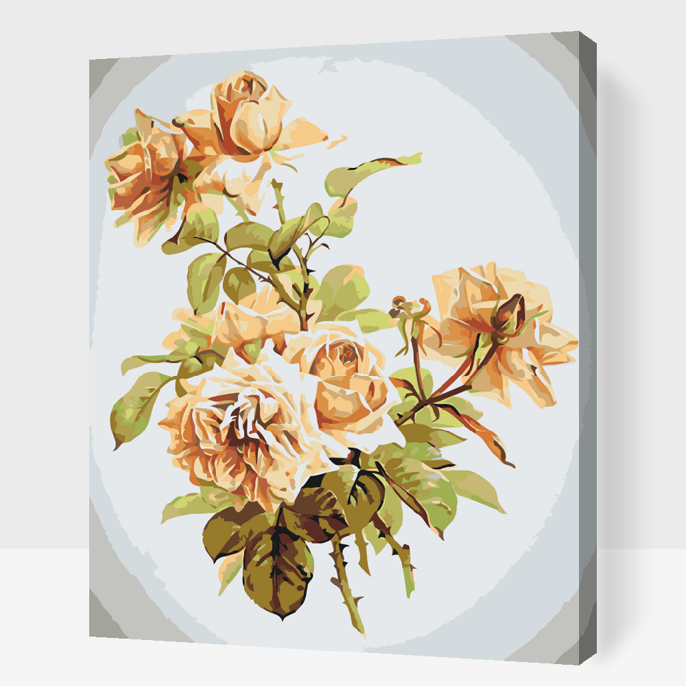 Paint by number - Vintage Flowers IV