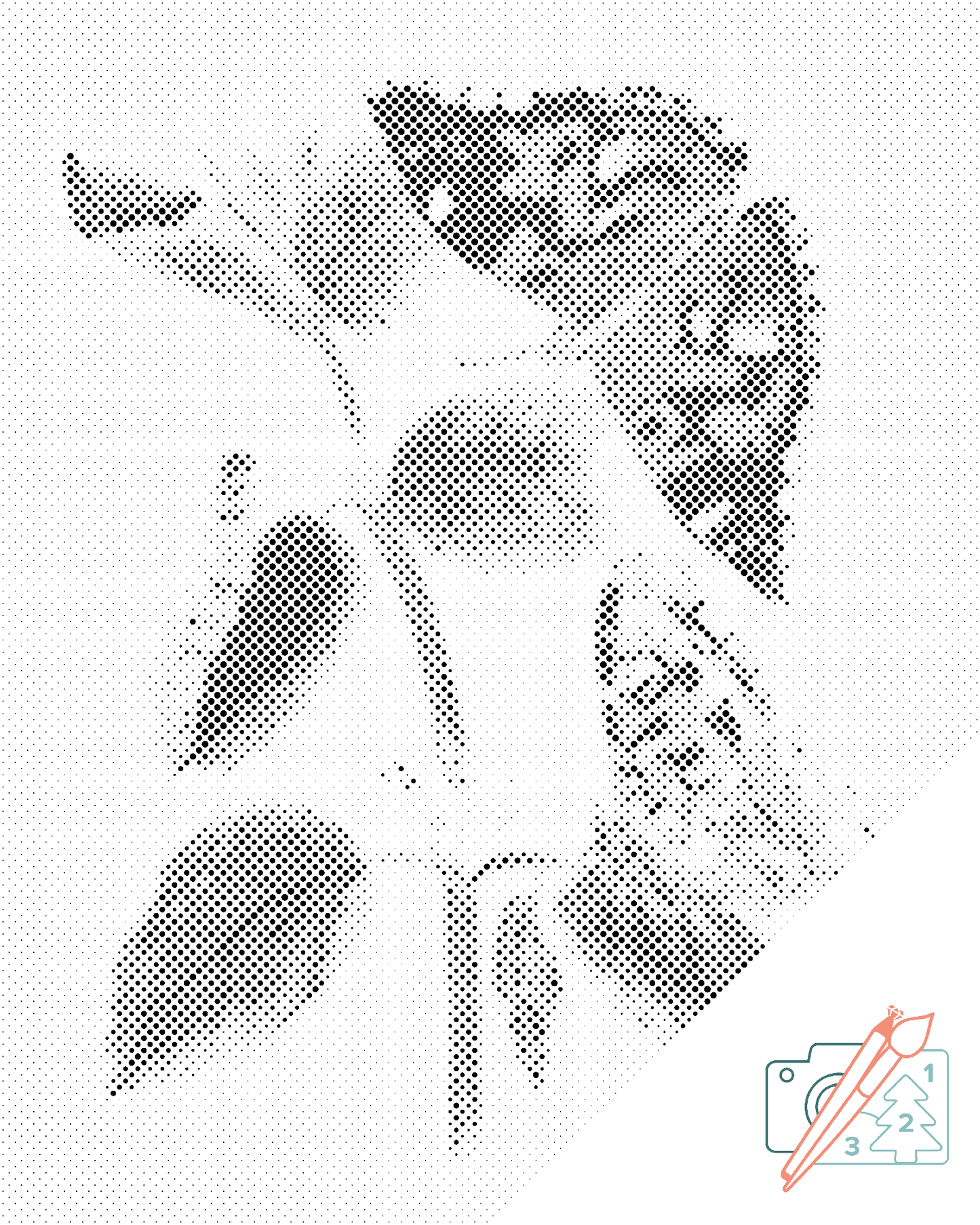Dotting - Vintage sommerfugle I