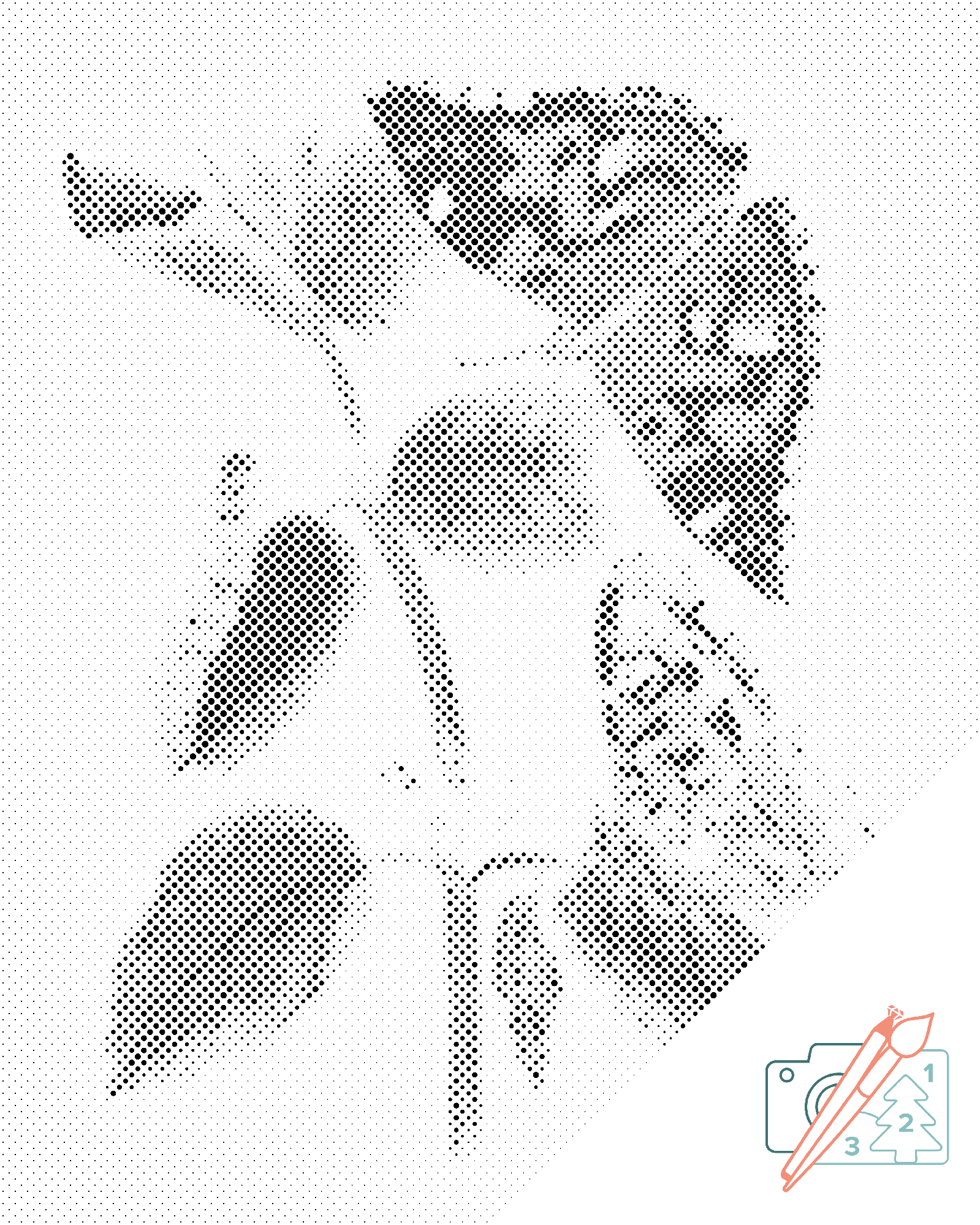 Dotting - Vintage sommerfugle I