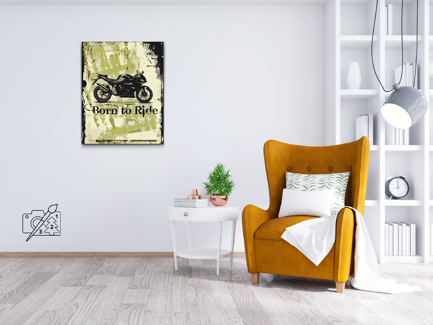 Paint by number - Født til at ride