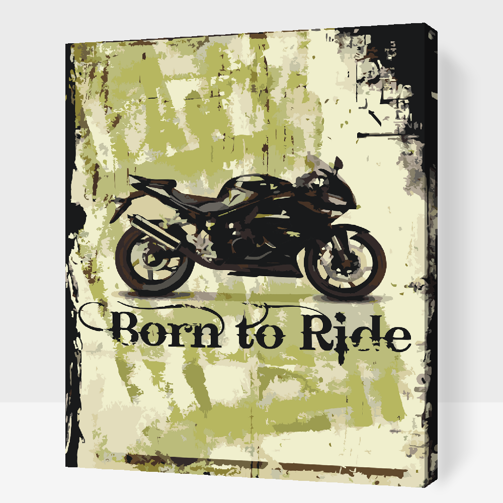 Paint by number - Født til at ride