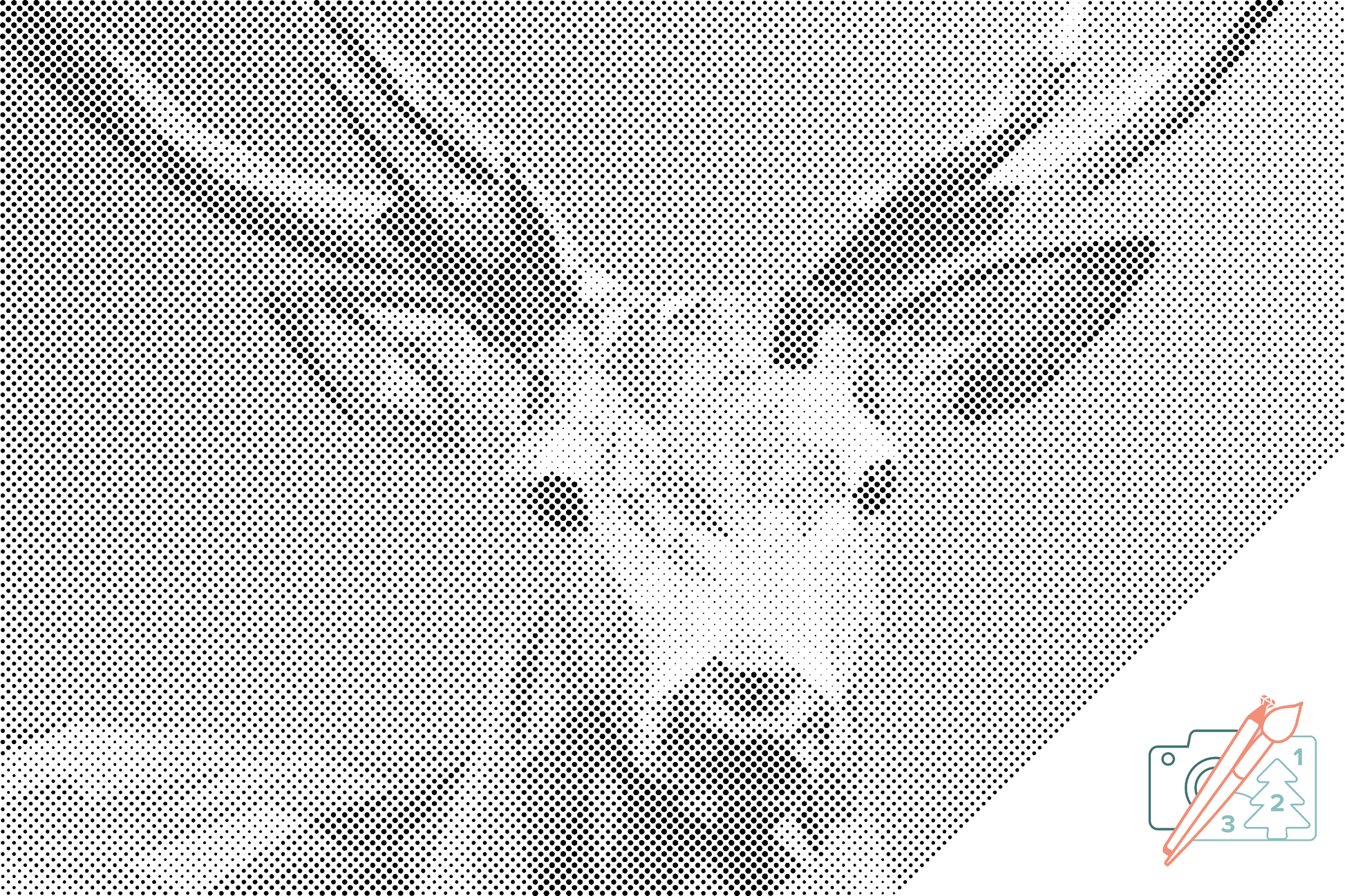 Dotting - Vektorhjort