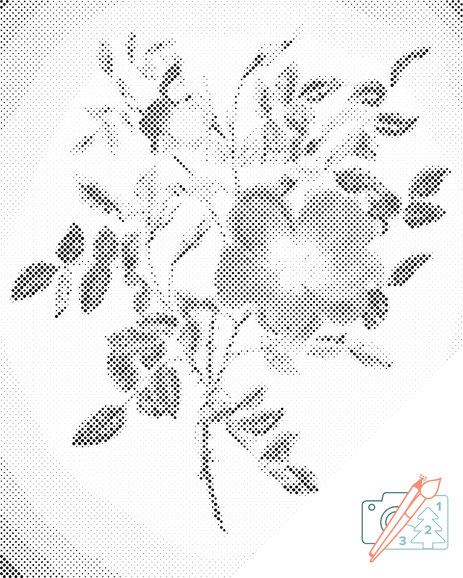 Dotting - Vintage Flowers VI