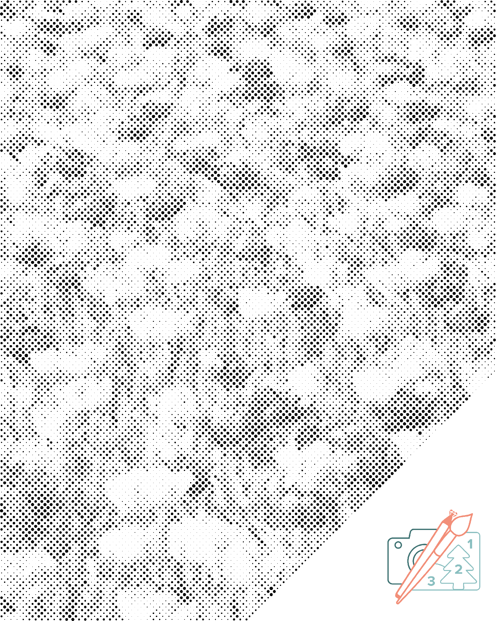 Dotting - Blomstermark