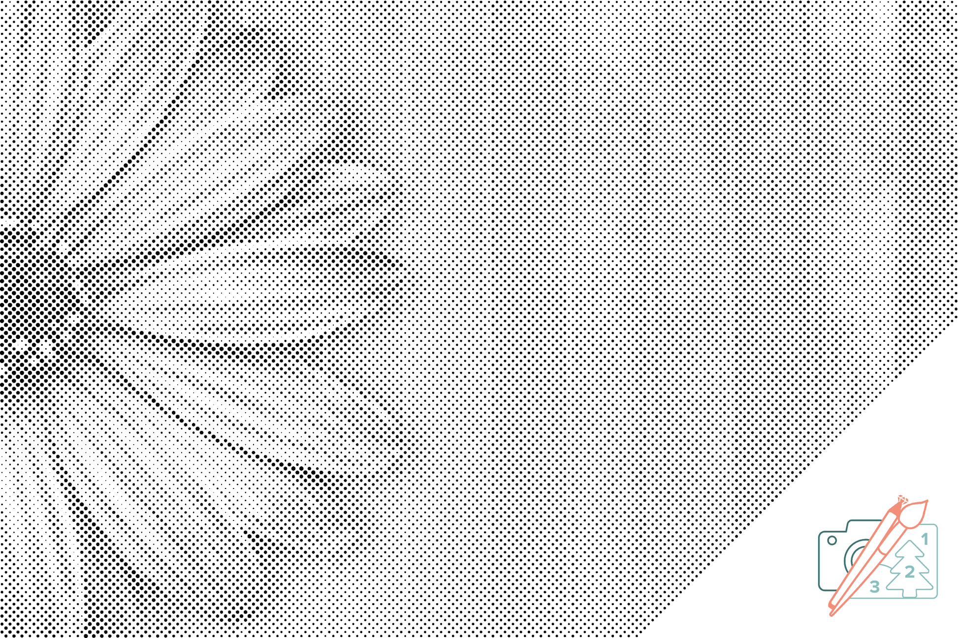 Dotting - Lilla Gerbera