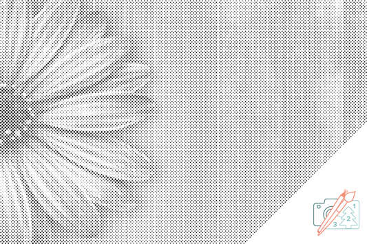 Dotting - Lilla Gerbera