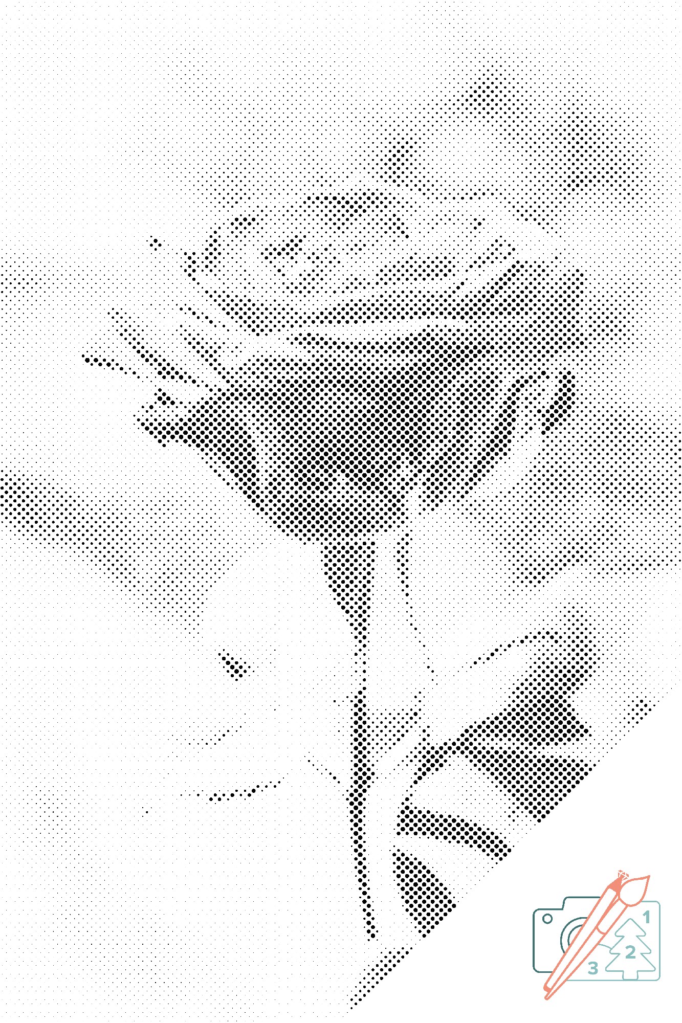 Dotting - Blomstrende Rose