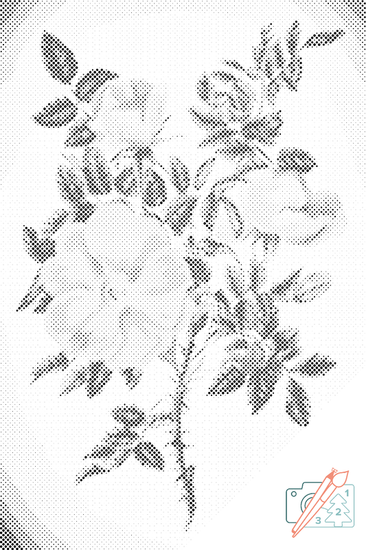 Dotting - Vintage Flowers III