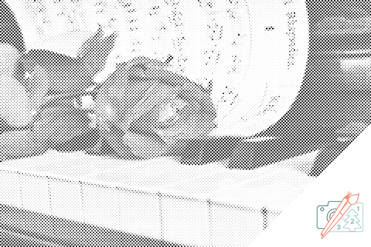 Dotting - Roser på et klaver