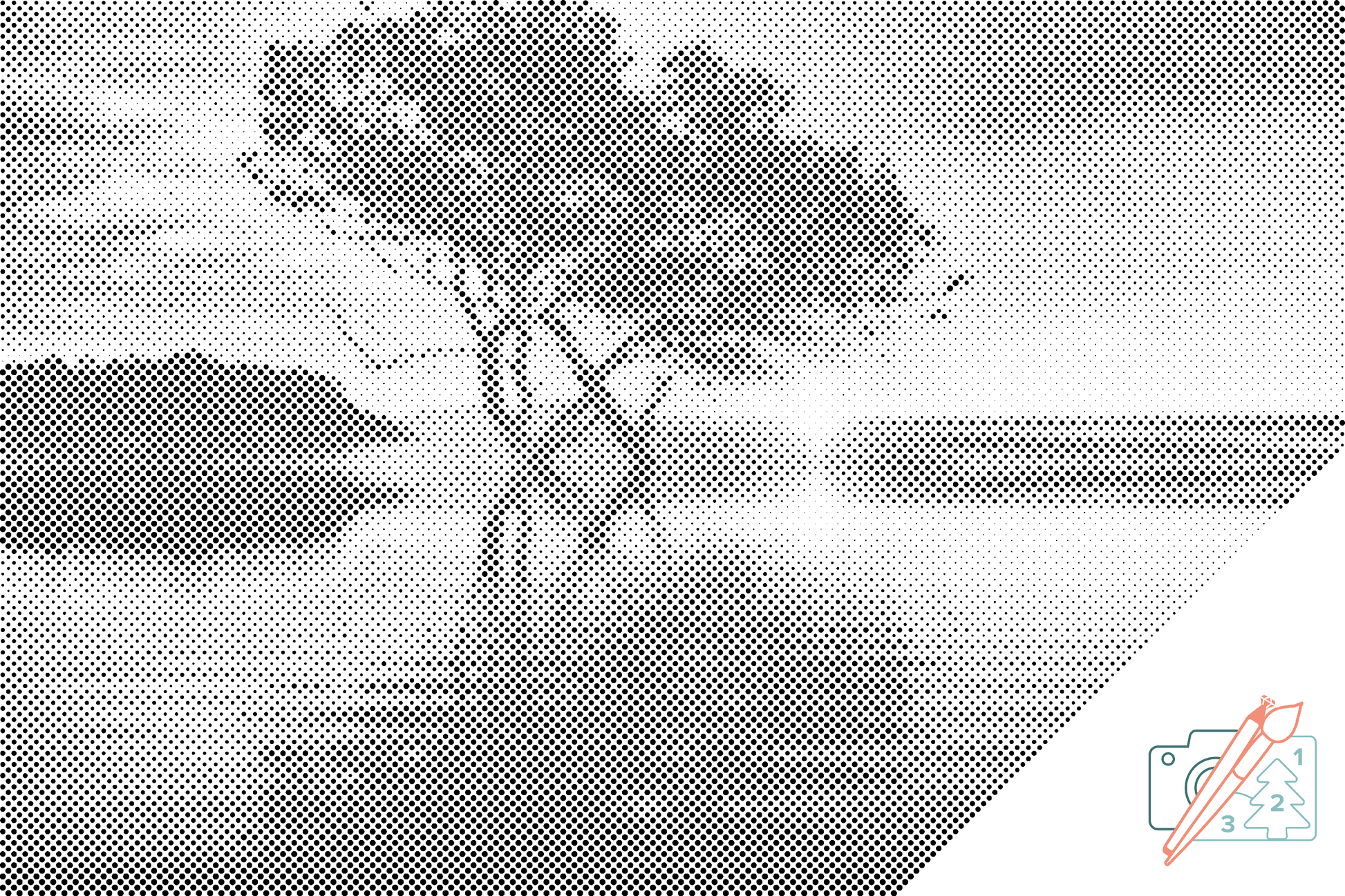 Dotting - Solnedgang ved søen