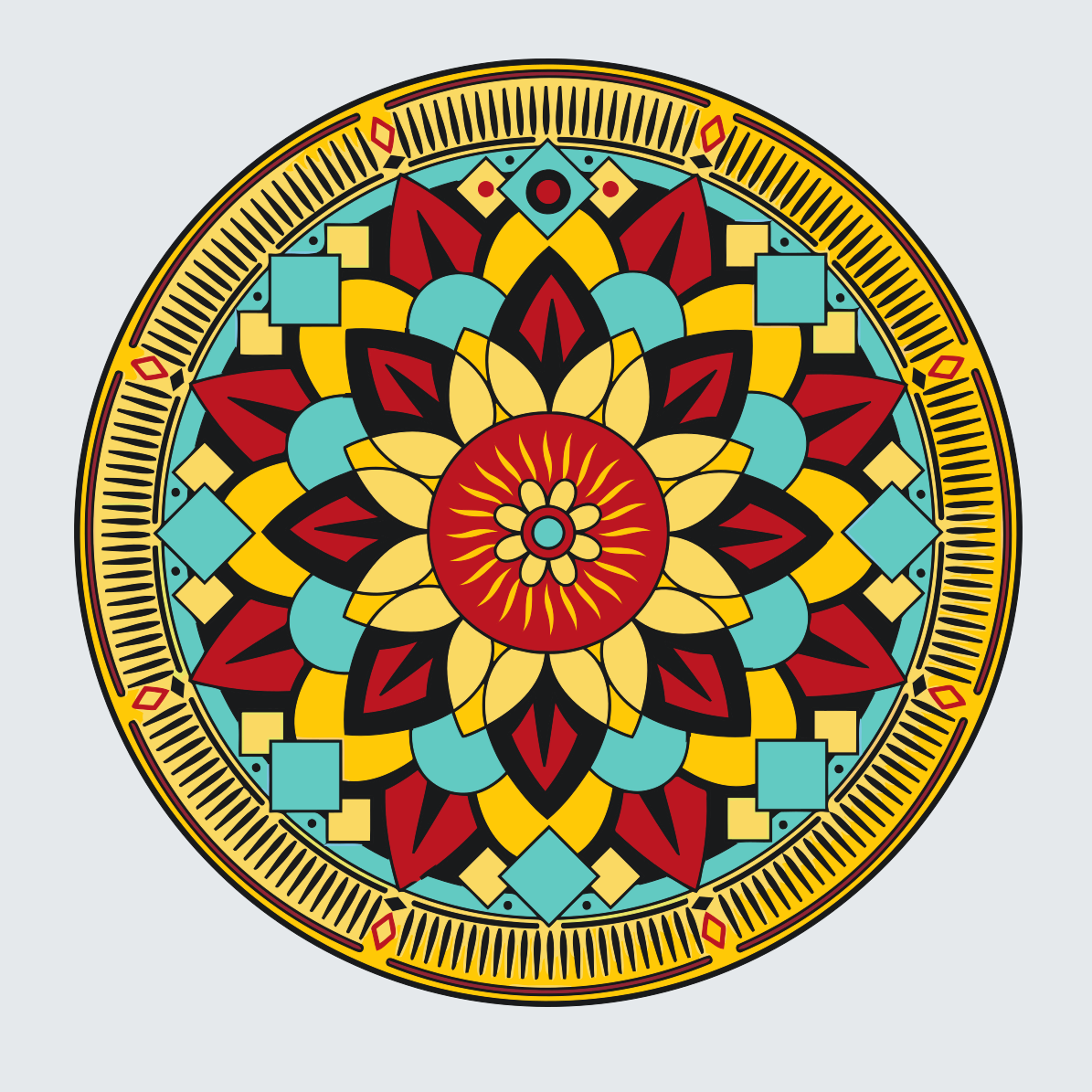 Paint by number - Mandala11