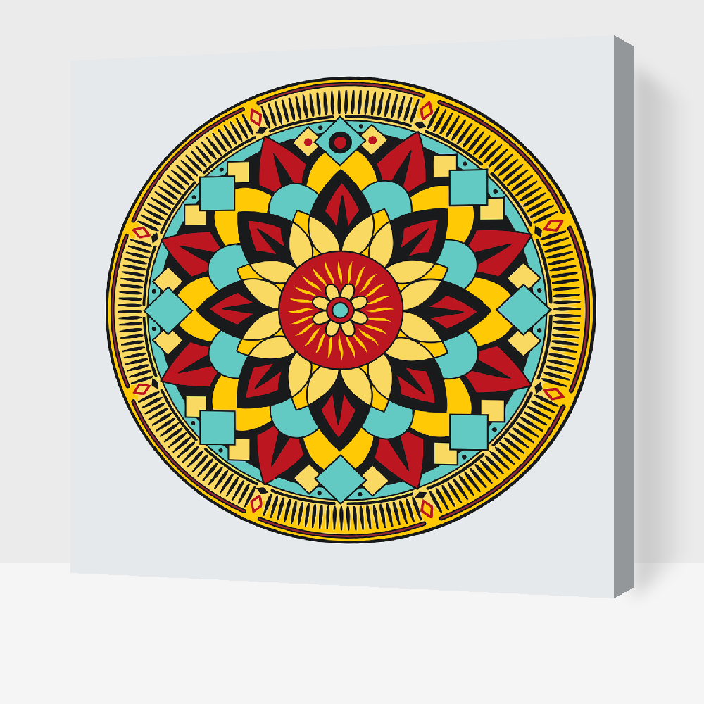 Paint by number - Mandala11