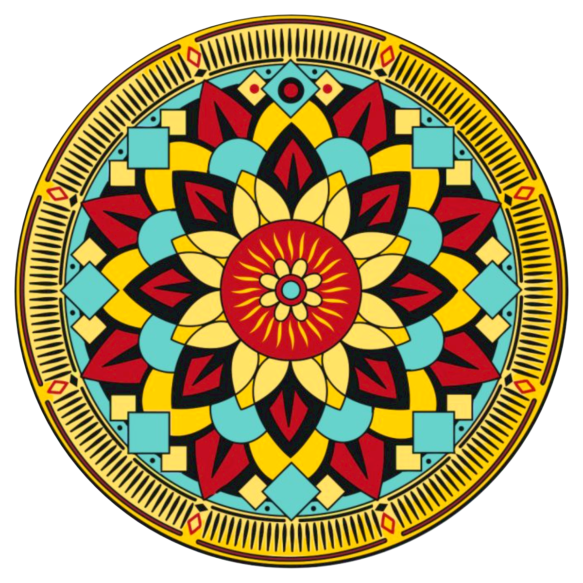 Paint by number - Mandala11