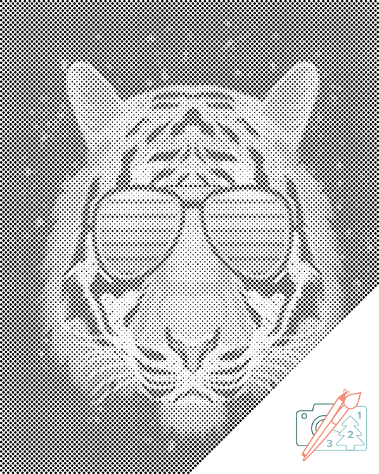 Dotting - Tiger med briller