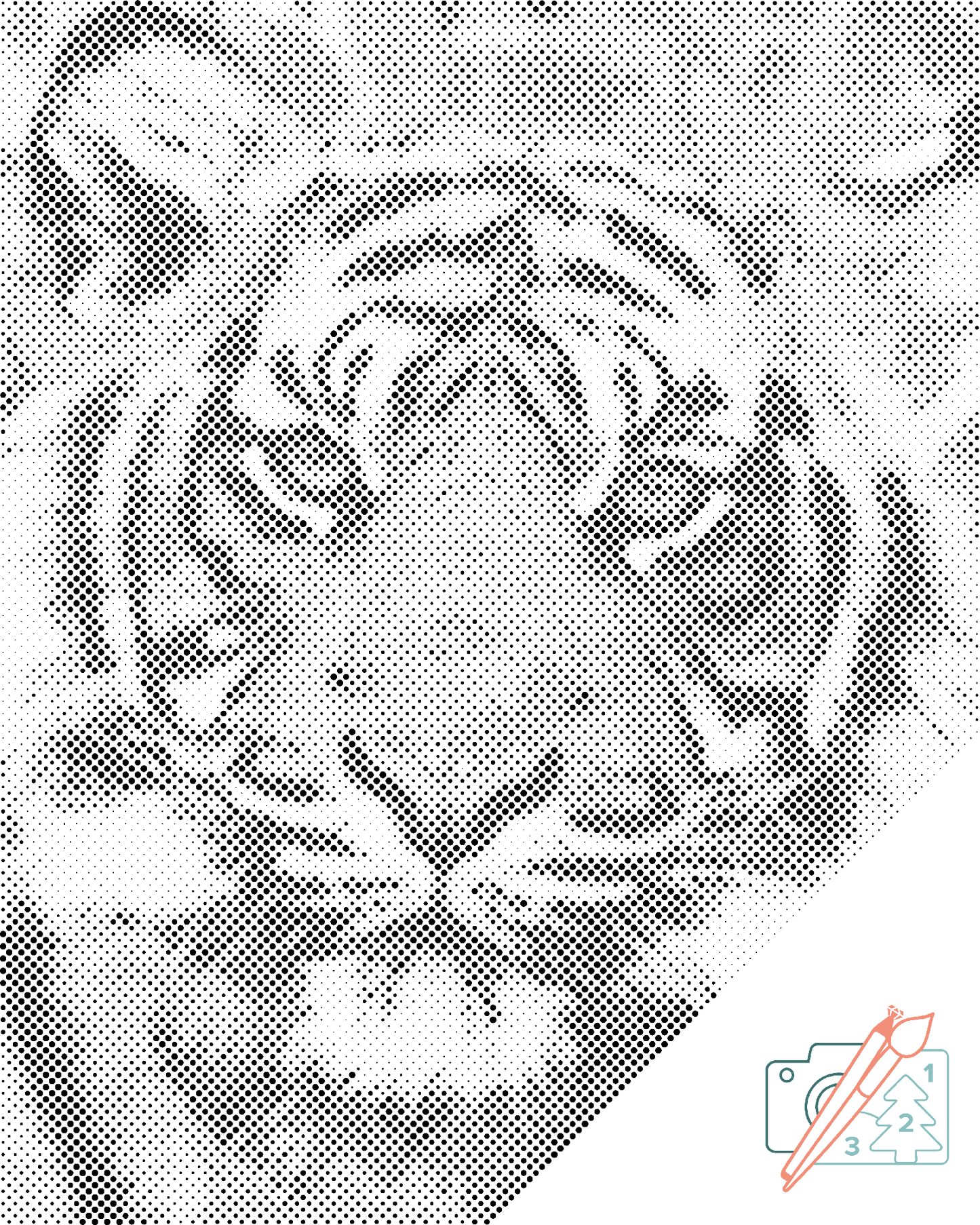 Dotting - Tiger Head 2