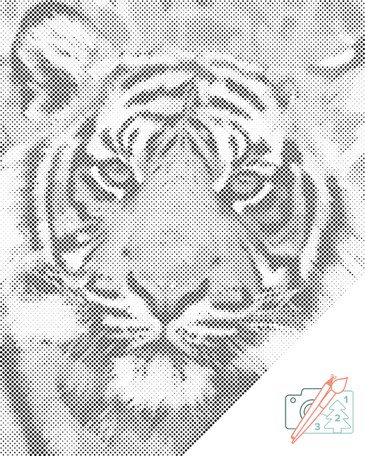 Dotting - Tiger Head 2