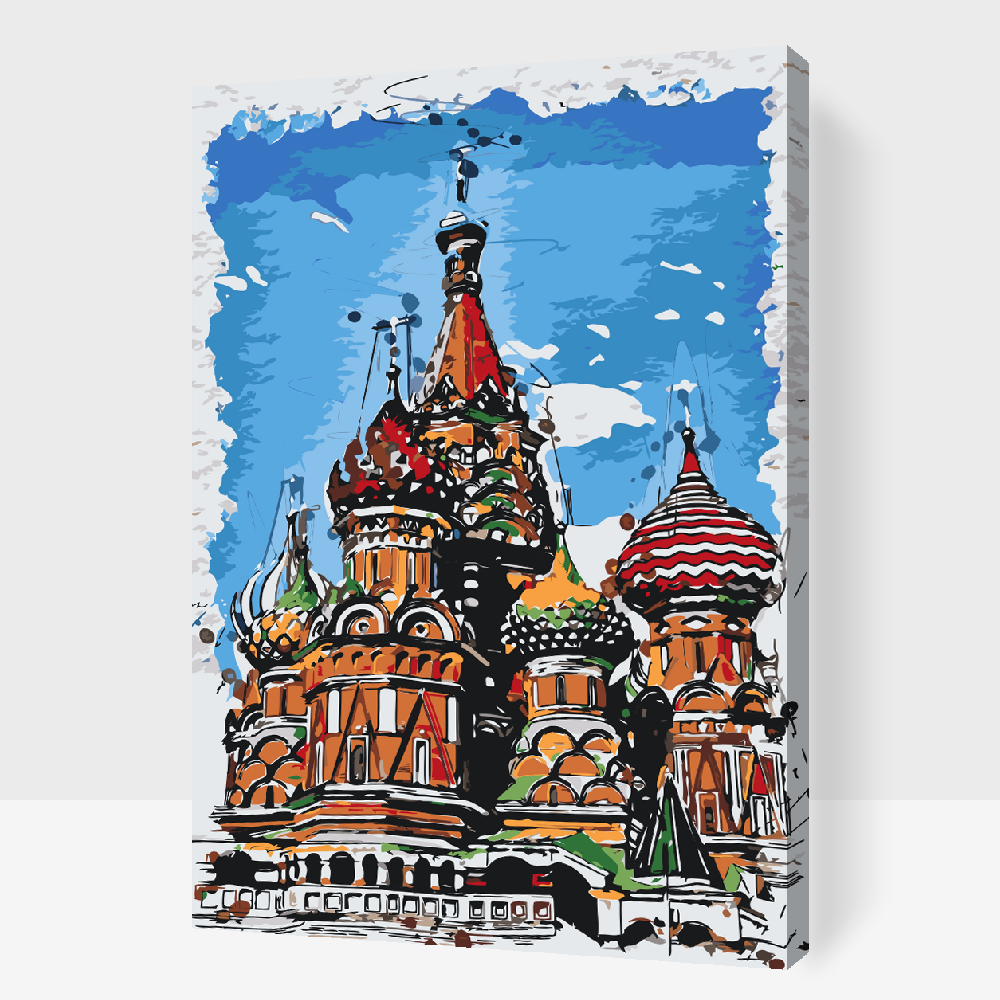 Paint by number - Sankt Basils Katedral
