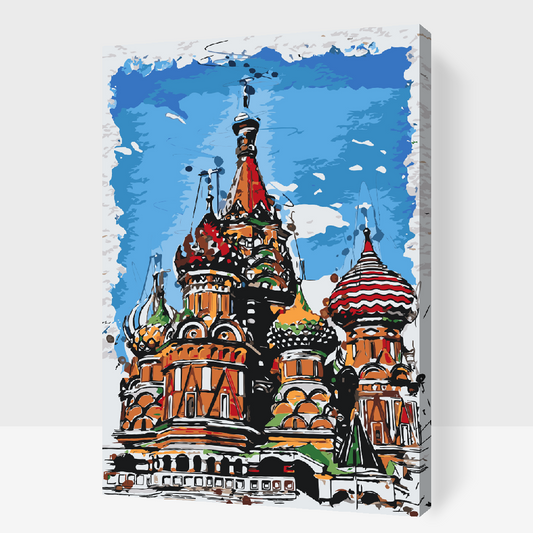 Paint by number - Sankt Basils Katedral