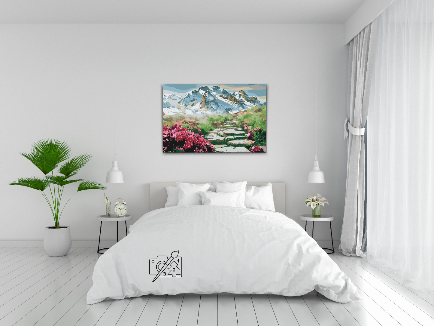 Paint by number - Bjergsti