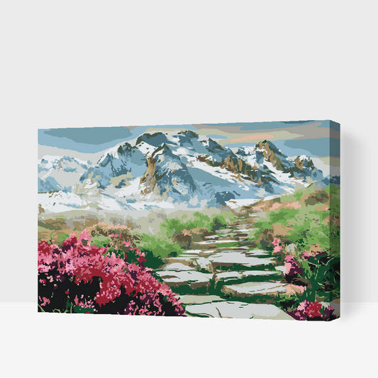 Paint by number - Bjergsti