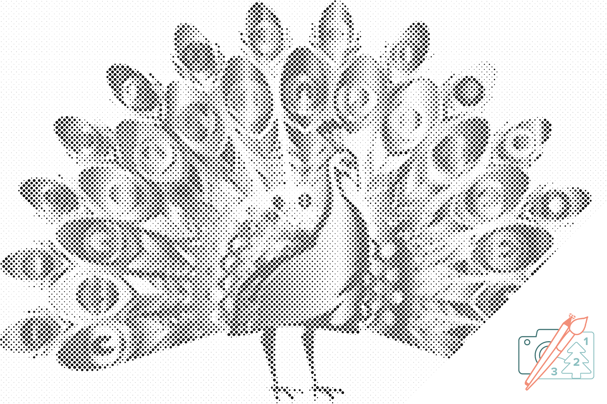 Dotting - Stolt påfugl