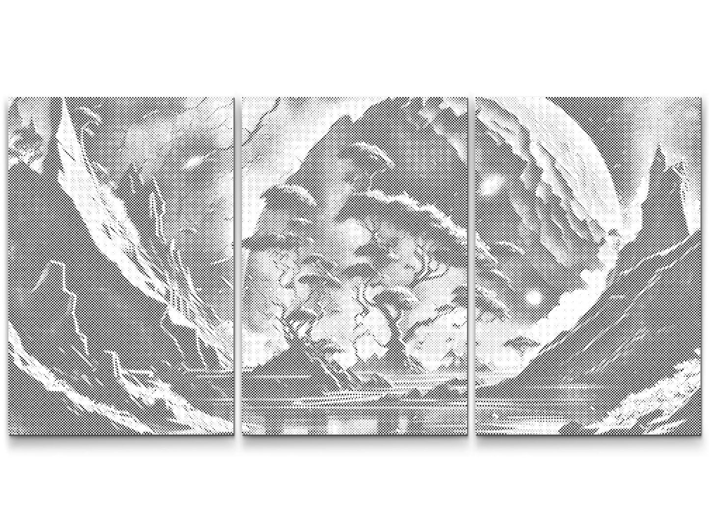 Dotting - Futuristisk miljø (sæt af 3)