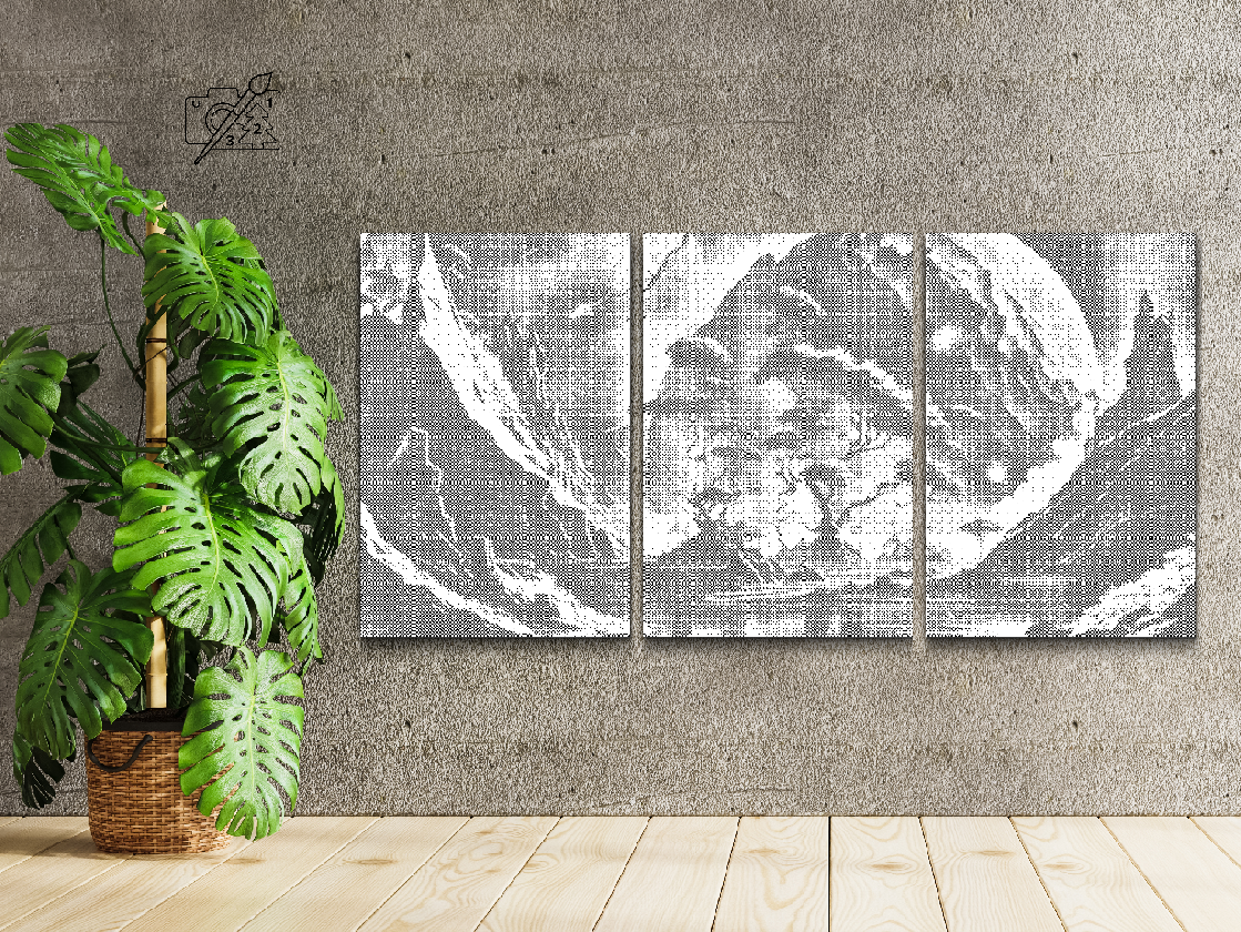 Dotting - Futuristisk miljø (sæt af 3)