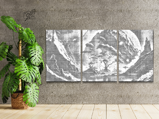 Dotting - Futuristisk miljø (sæt af 3)