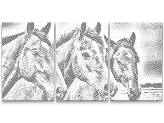 Dotting - De tre heste (sæt af 3)