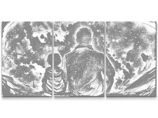 Dotting - Far og datter sad i rummet (sæt af 3)